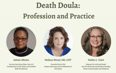 Upcoming Speaker Series On January 19: Death Doula